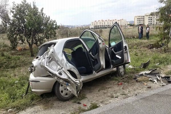 Kaçan dana zincirleme kazaya neden oldu