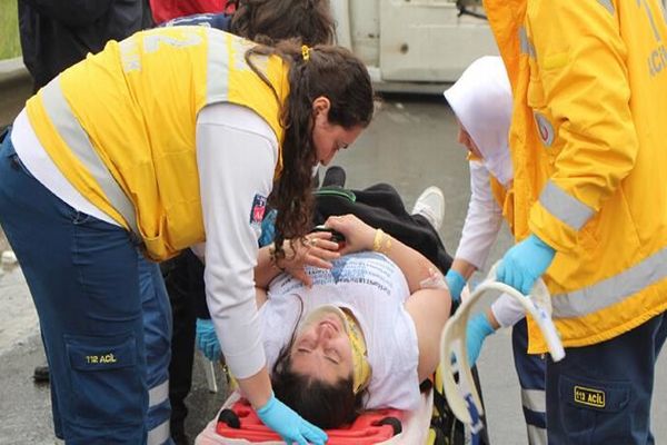 İstanbul&#039;da kaza, 10 yaralı