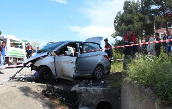 Giresun'da feci kaza, 3 kişi hayatını kaybetti