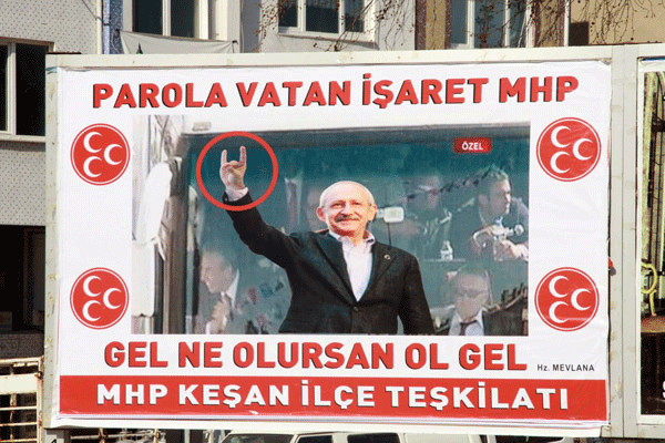 MHP’den Kılıçdaroğlu’na, &#039;Ne Olursan Ol Gel&#039; afişi