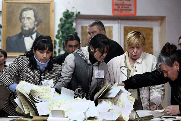 Kırım'da referandum yapıldı