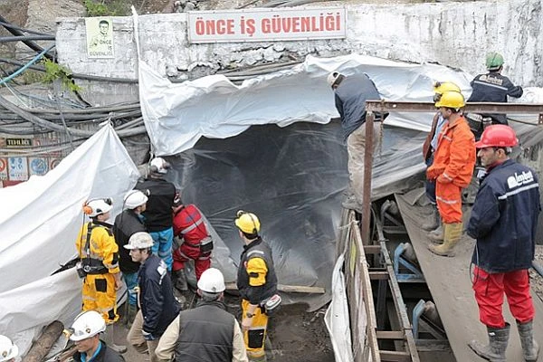Maden ocağı tümüyle boşaltıldı