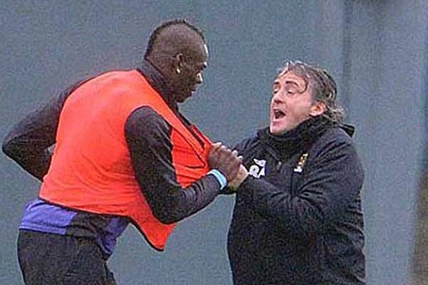 Mancini, 'Balotelli İbrahimovic'i taklit ediyor'