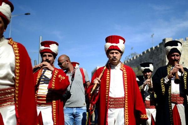 97 yıl aradan sonra Mehter Takımı Kudüs&#039;te konser verdi