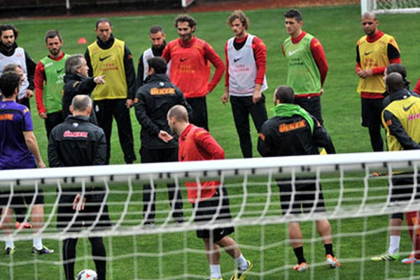 Felipe Melo ve Semih idmanı yarıda bıraktı