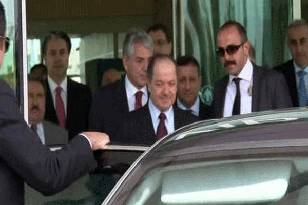Mesut Barzani Ankara'da