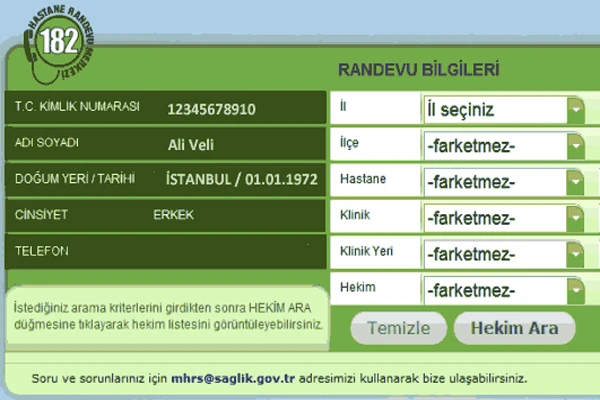 MHRS randevu alma nasıl yapılır? MHRS muayene iptal etme