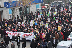 'Milli İradeye Saygı' için yürüdüler