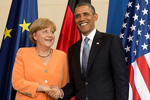 Merkel Obama ile görüştü