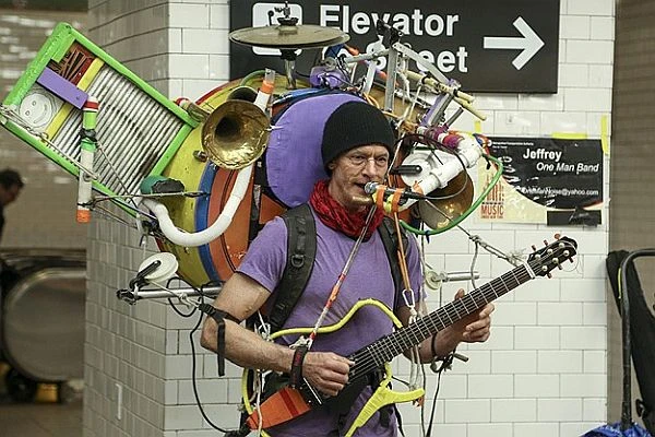 New York'ta 'tek kişilik orkestra''