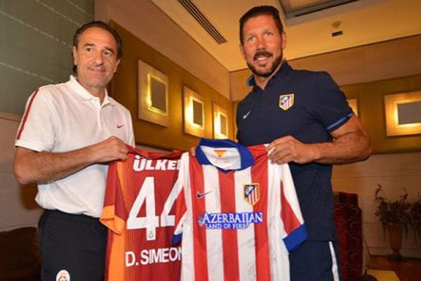 Prandelli&#039;den Diego Simeone&#039;ye ziyaret