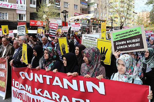 Mısır&#039;daki idam kararı protesto edildi