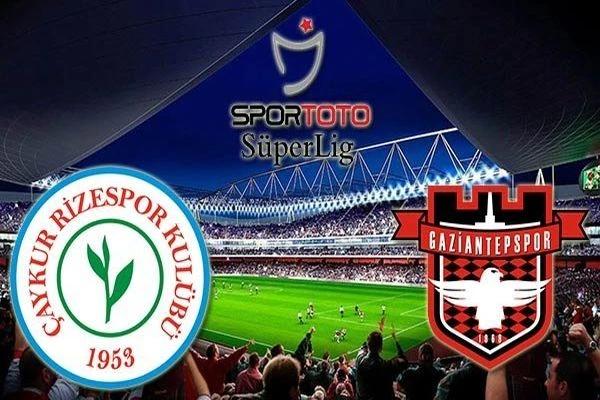 Çaykur Rizespor Gaziantepspor maçın özeti ve golleri