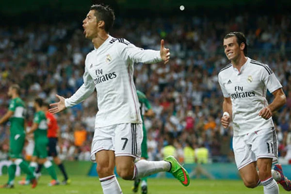 Bernabeu'da Ronaldo şov yaptı