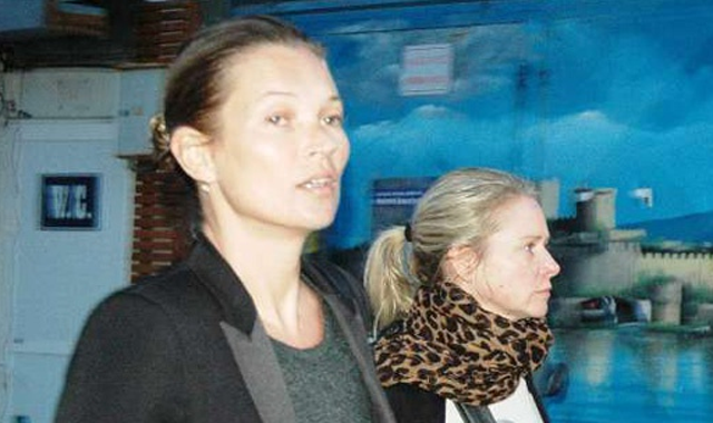 Kate Moss Bodrum sokaklarında görüntülendi