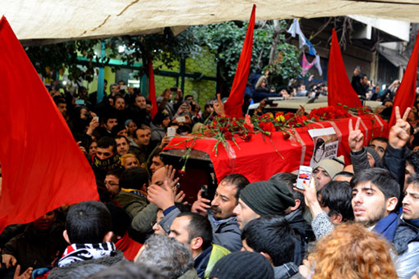 Berkin Elvan'ın cenazesi Okmeydanı'na getirildi