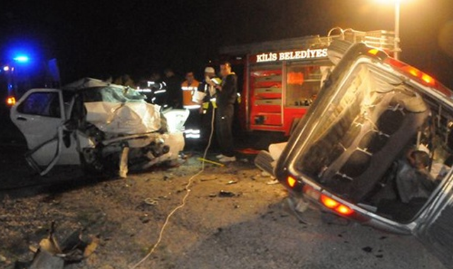 Kilis&#039;te katliam gibi kaza, 5 kişi hayatını kaybetti