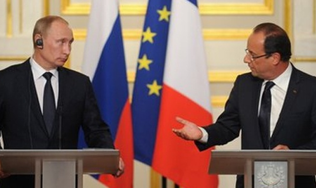 Hollande&#039;dan Putin&#039;e kınama