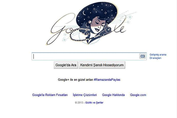 Google&#039;dan Safiye Ayla için özel doodle
