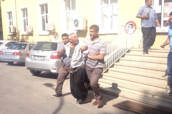 Şalvarına odun gizleyip, adliye binasına girmeye çalıştı