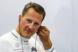 Schumacher hala komada
