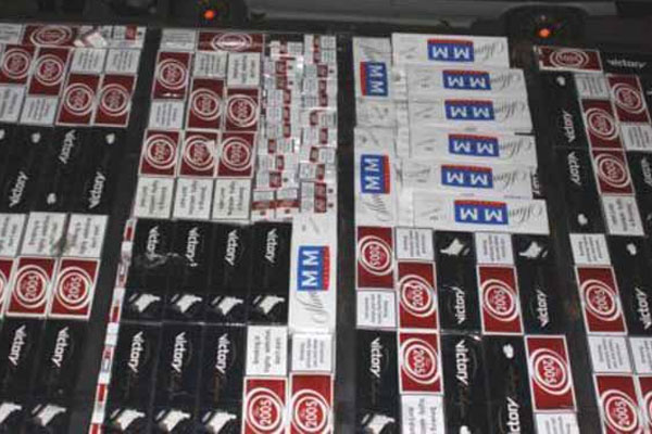 4 bin 470 paket kaçak sigara ele geçirildi