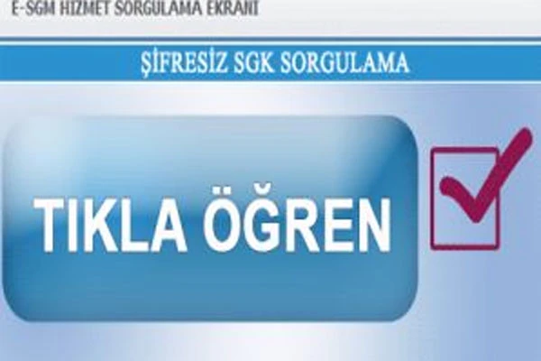SSK hizmet dökümü TC kimlik no ile TIKLA (SSK Prim Sorgulama)