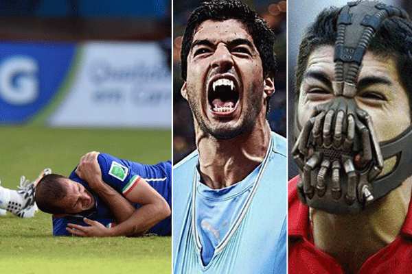 Suarez&#039;in ısırığı sosyal medyayı salladı