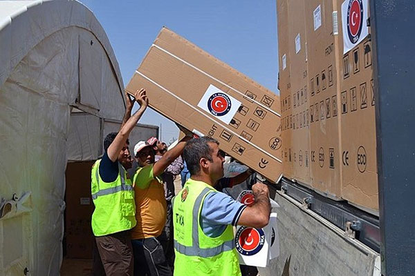 TİKA Kerkük&#039;e yardımları ulaştırdı