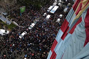 Trabzon taraftarlarından şike protestosu