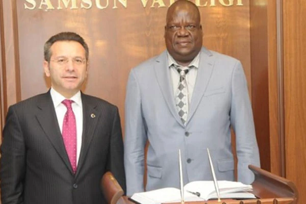 Uganda Büyükelçisi'nden Aksoy'a ziyaret