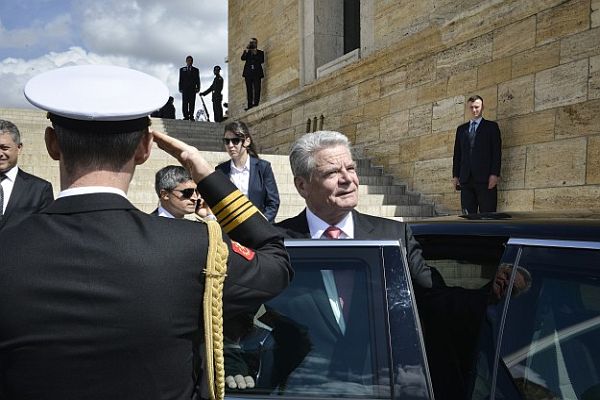 Almanya Cumhurbaşkanı Gauck Ankara&#039;da