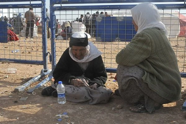 110 yaşında IŞİD tehdidinden kaçtı!