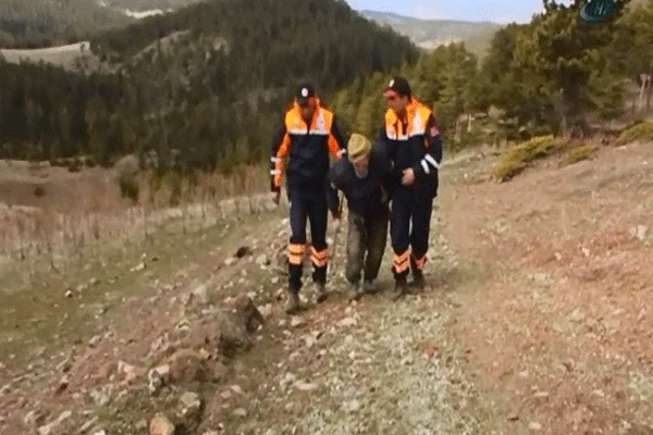 Kaybolan yaşlı adam bulundu