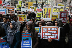 Diyarbakır&#039;da &#039;Yermuk&#039; protestosu
