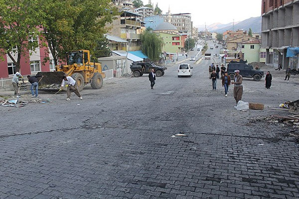 Yüksekova&#039;daki izinsiz gösteriler sona erdi