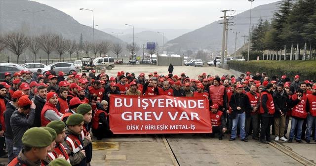 Anlaşma sağlanamadı, Metal işçileri greve çıktı