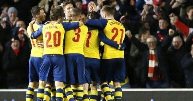 Arsenal turu zorlanarak geçti