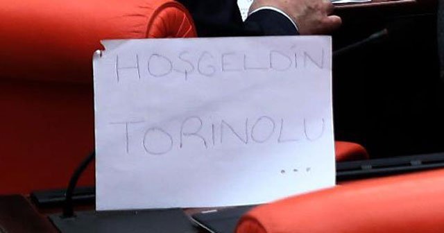 Hakan Şükür&#039;e &#039;Hoşgeldin Torinolu&#039; mesajı