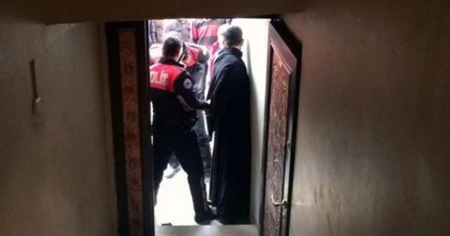Mardin'de 2 erkek çarşaflı şekilde yakalandı