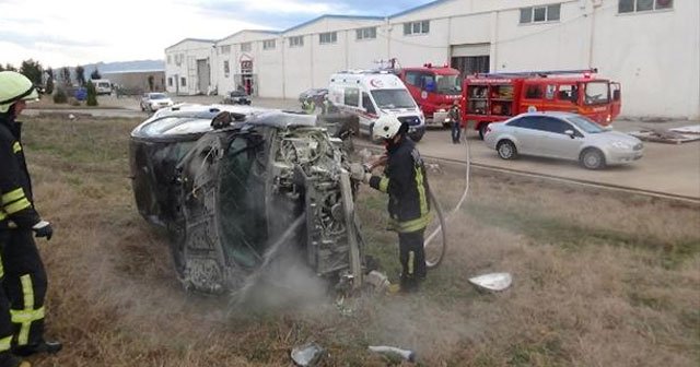 Bu araçtan burnu bile kanamadan çıktı