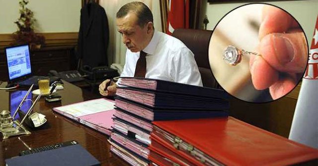 Erdoğan&#039;ın ofisine &#039;böcek&#039; koyanlar için tutuklama