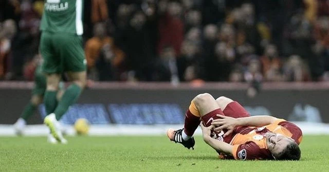Galatasaray'da can sıkan sakatlık