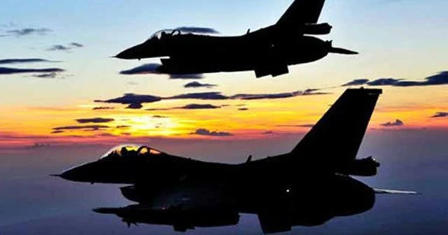 Helikopter yaklaştı! F-16'lar sınıra gönderildi