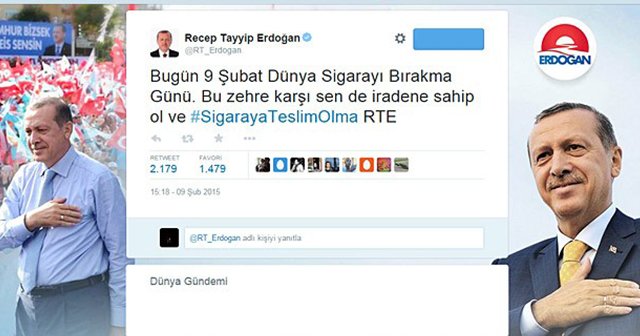 İşte Cumhurbaşkanı Erdoğan'ın ilk tweeti