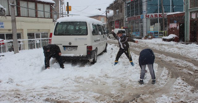 Konya'da eğitime kar engeli!