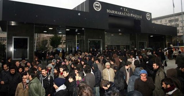 Marmara Üniversitesi yine karıştı, 1 yaralı