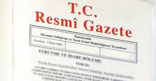 Milli Mayın Merkezi kanunu Resmi Gazete&#039;de