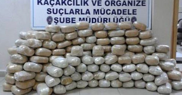 Polis memuru 205 kilo uyuşturucu ile yakalandı