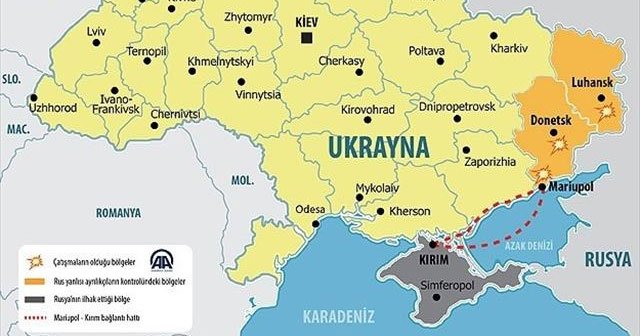 Rusya Mariupol üzerinden Kırım'a ulaşmak istiyor